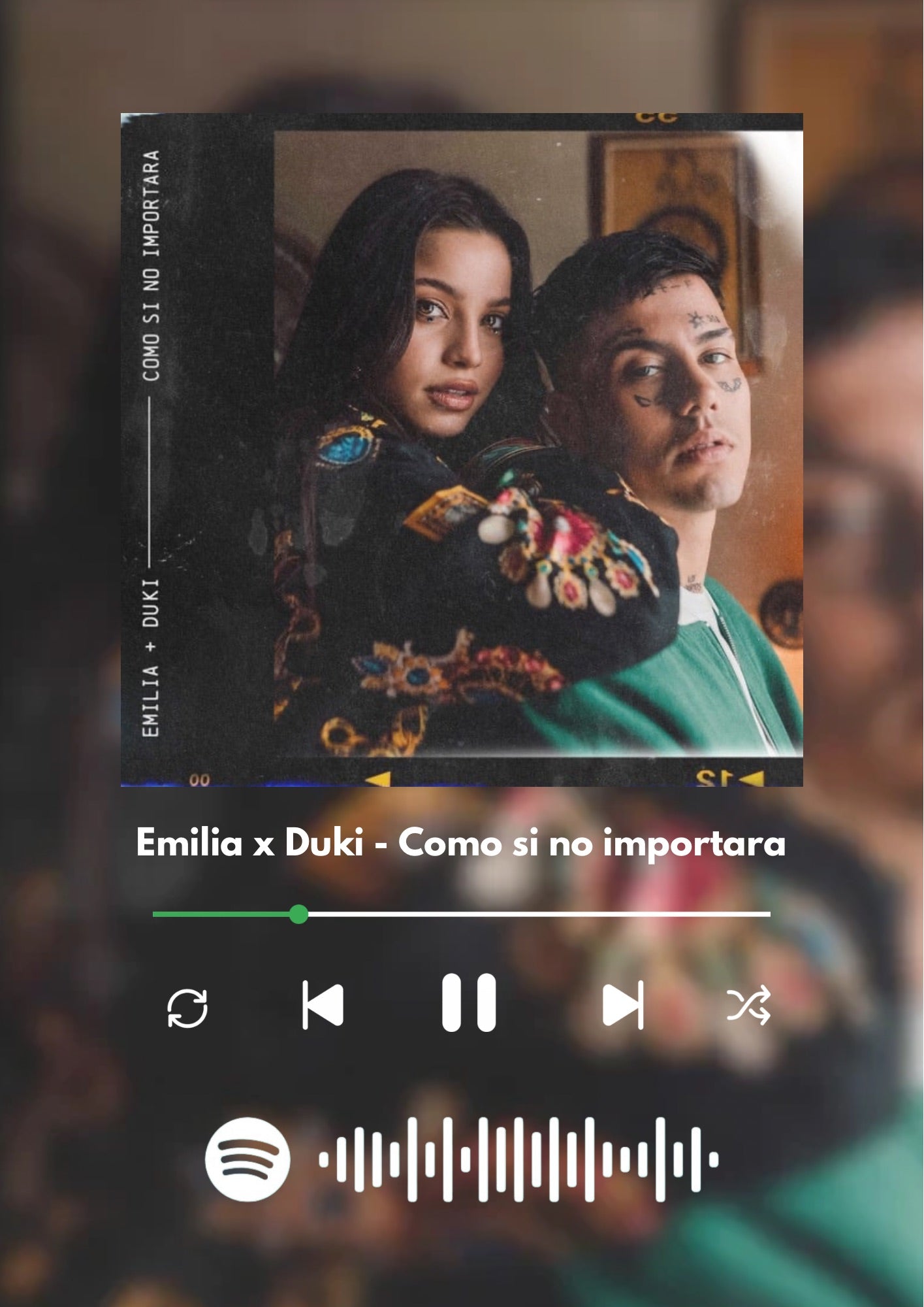 Emilia x Duki - Como si no importara